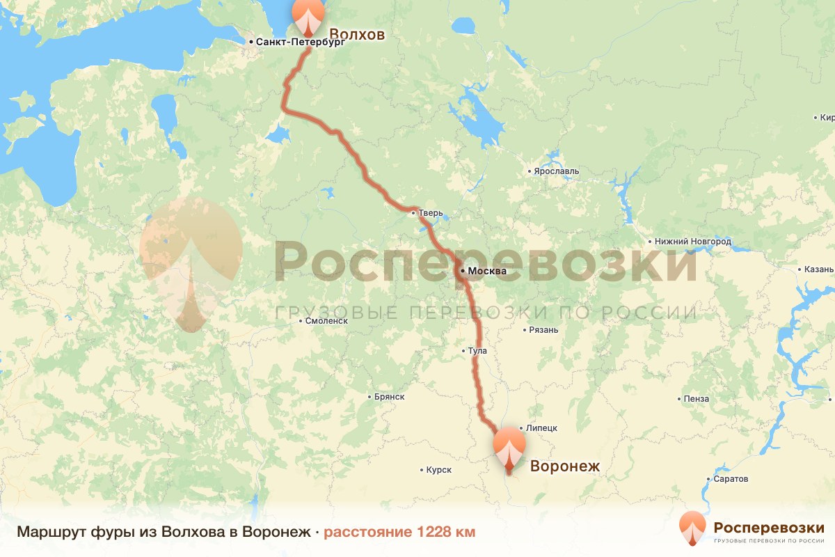 Фура Волхов Воронеж