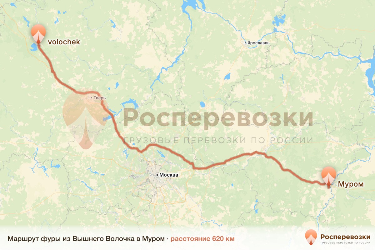 Фура Вышний Волочёк Муром