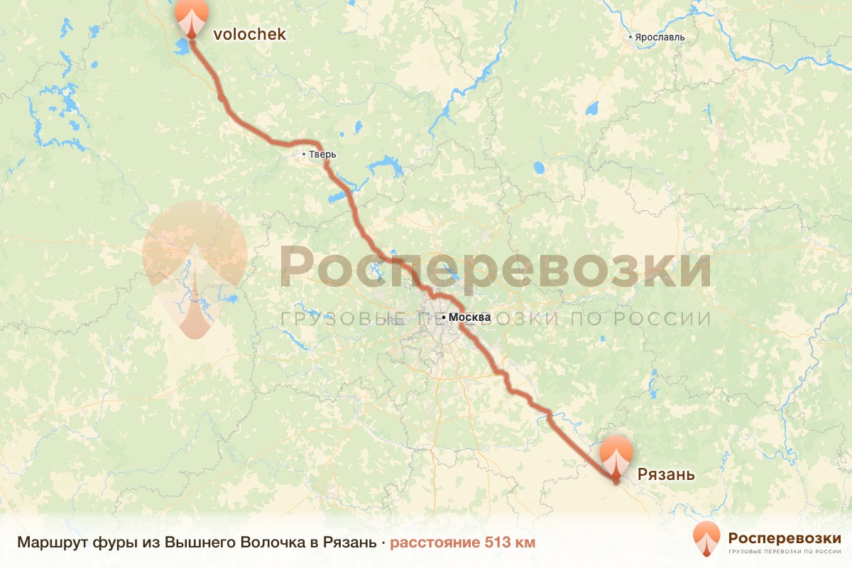 Фура Вышний Волочёк Рязань