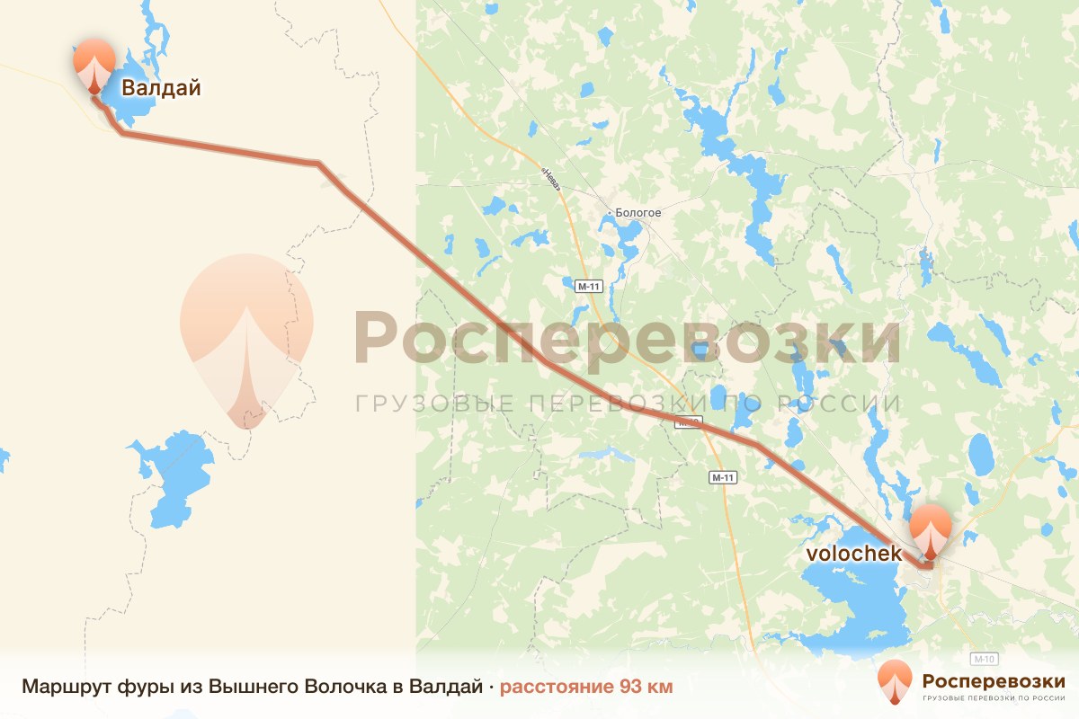 Фура Вышний Волочёк Валдай