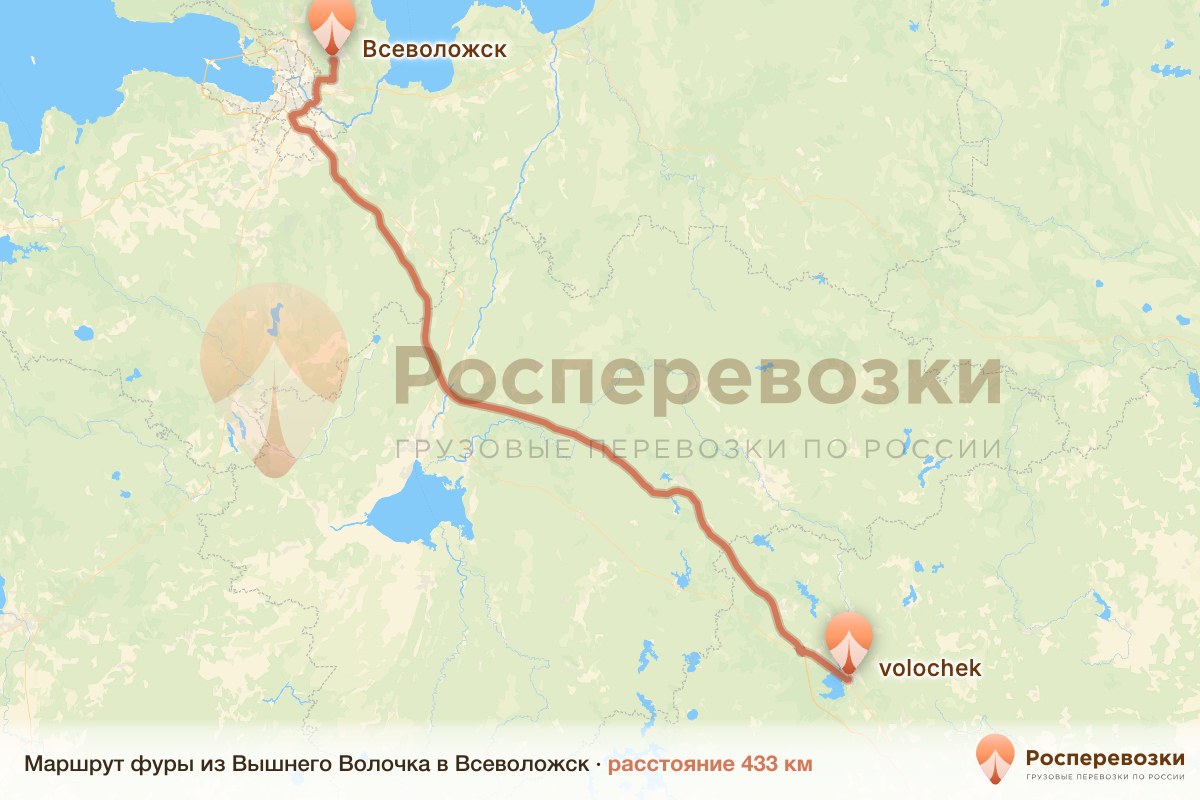 Фура Вышний Волочёк Всеволожск
