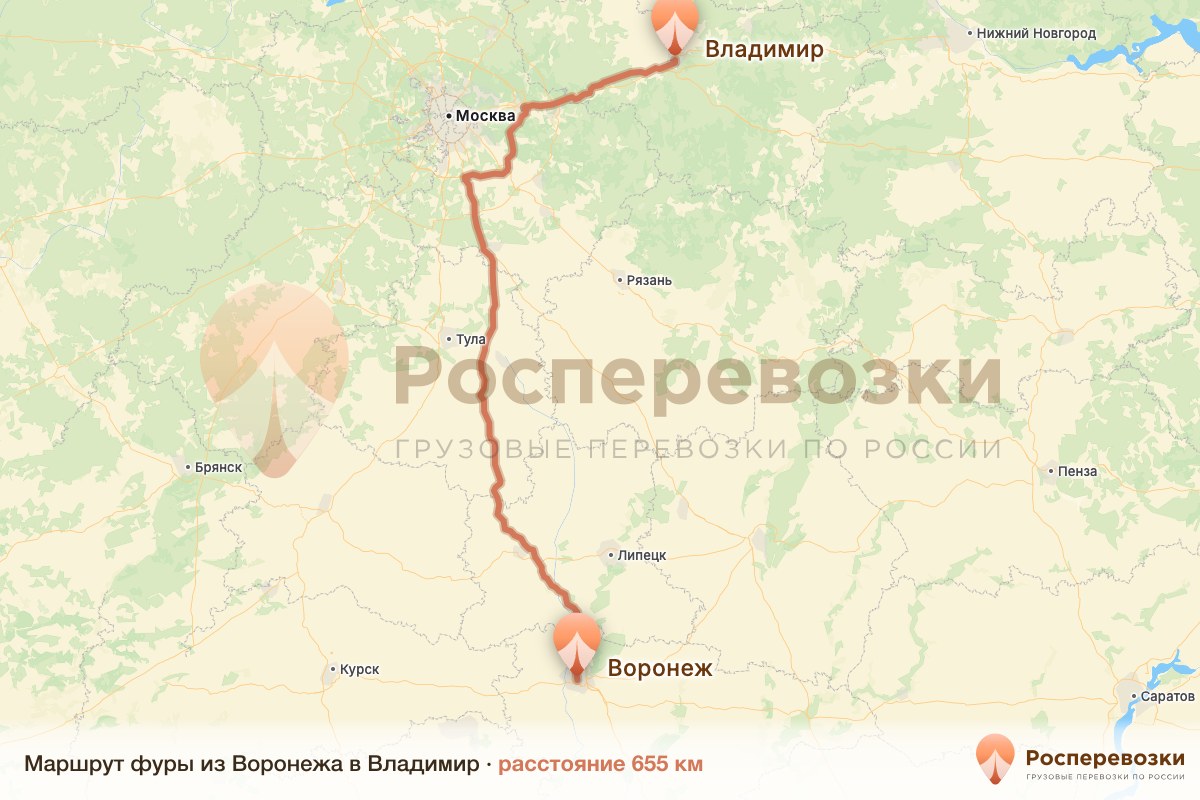Фура Воронеж Владимир