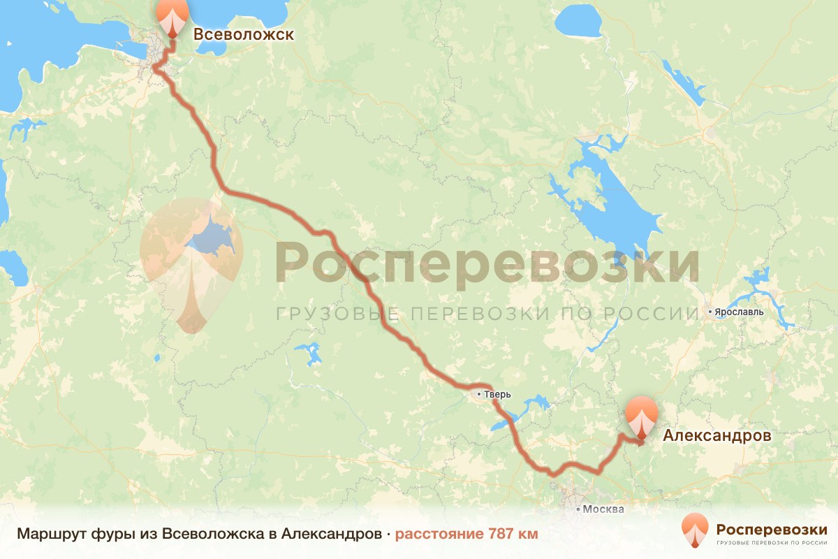 Фура Всеволожск Александров