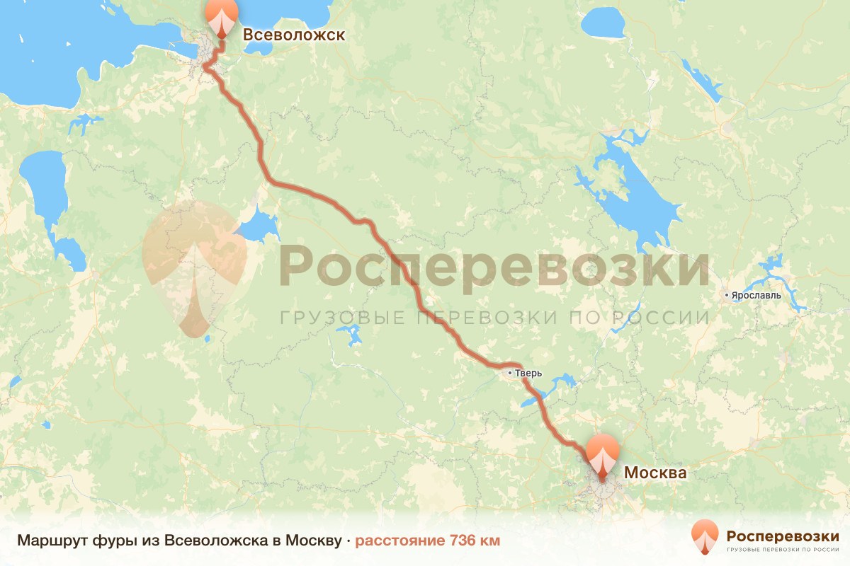 Фура Всеволожск Москва