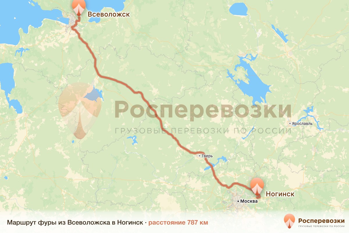 Фура Всеволожск Ногинск