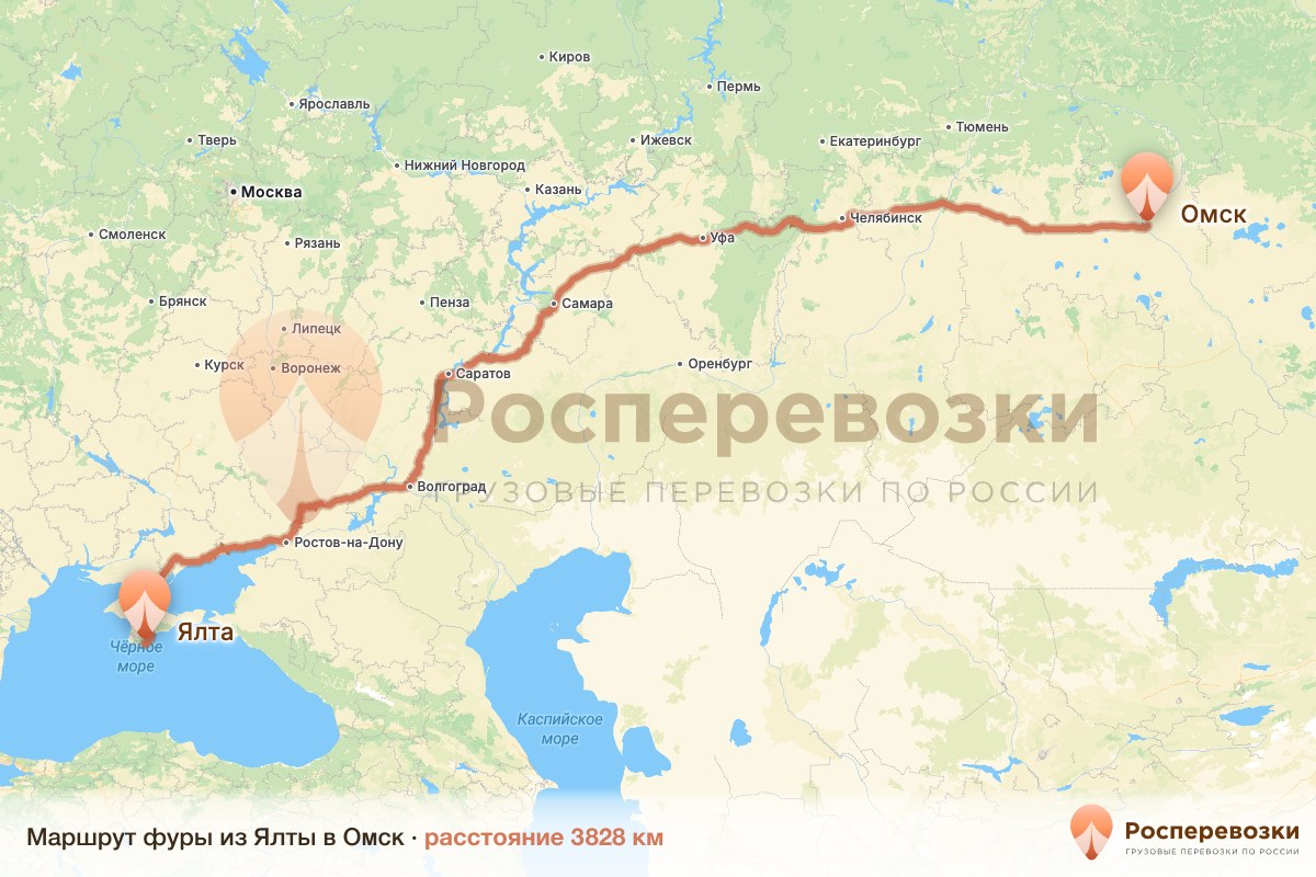 Фура Ялта Омск