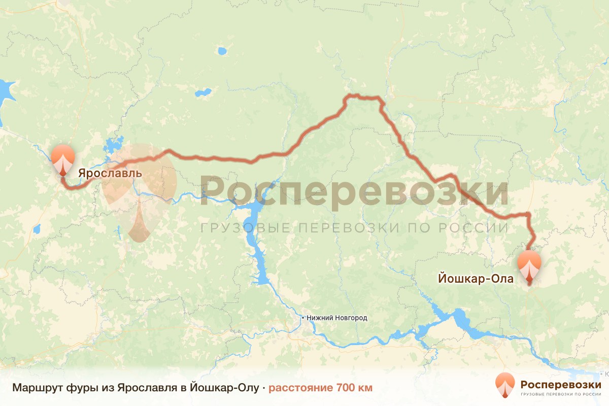 Фура Ярославль Йошкар-Ола