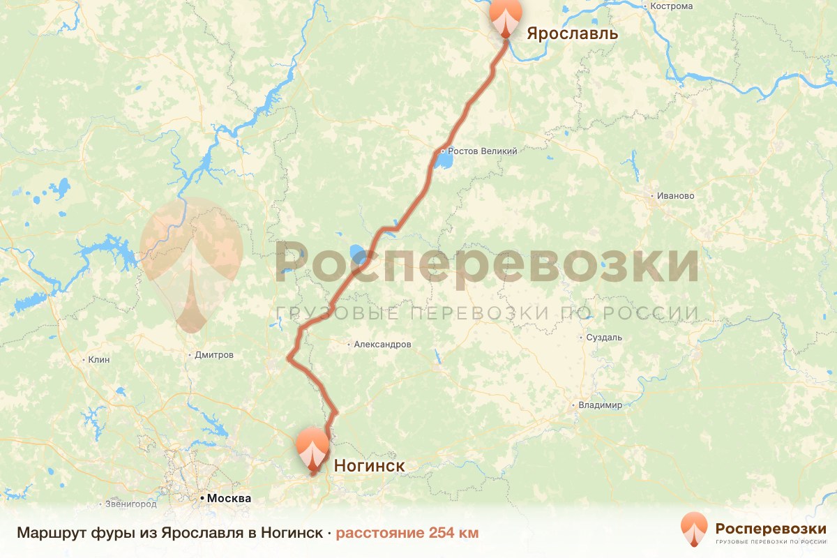Фура Ярославль Ногинск