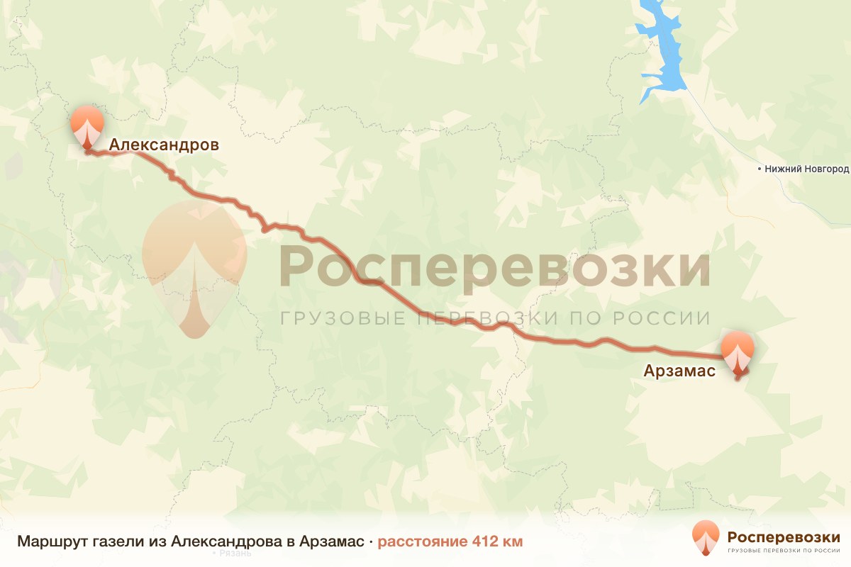 Газель Александров Арзамас