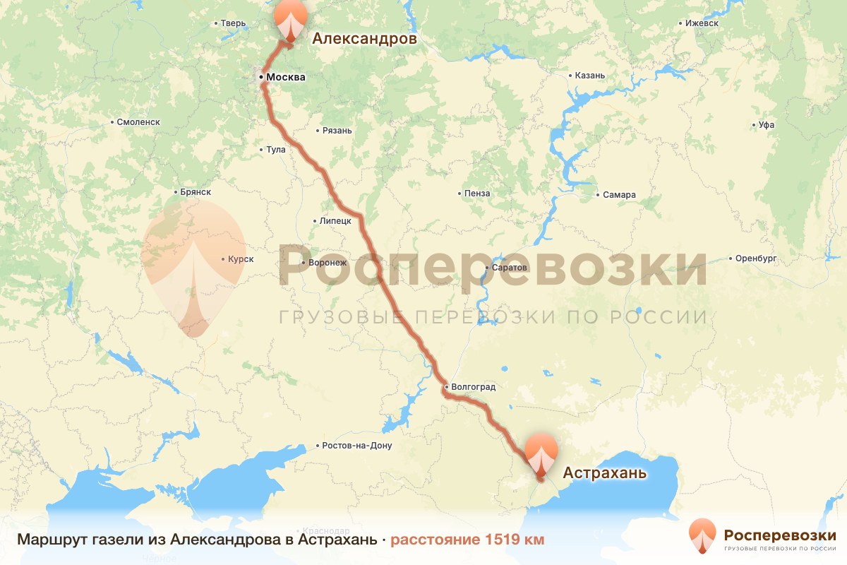 Газель Александров Астрахань