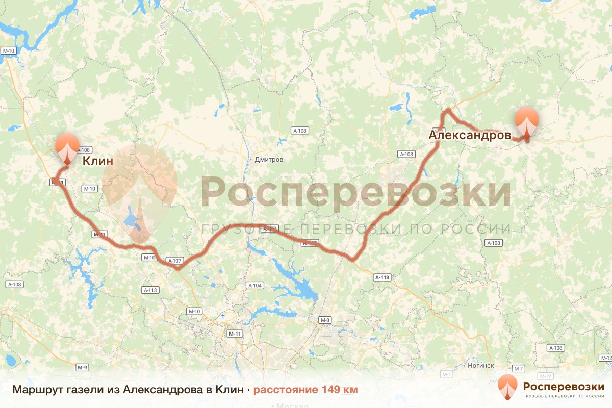 Газель Александров Клин