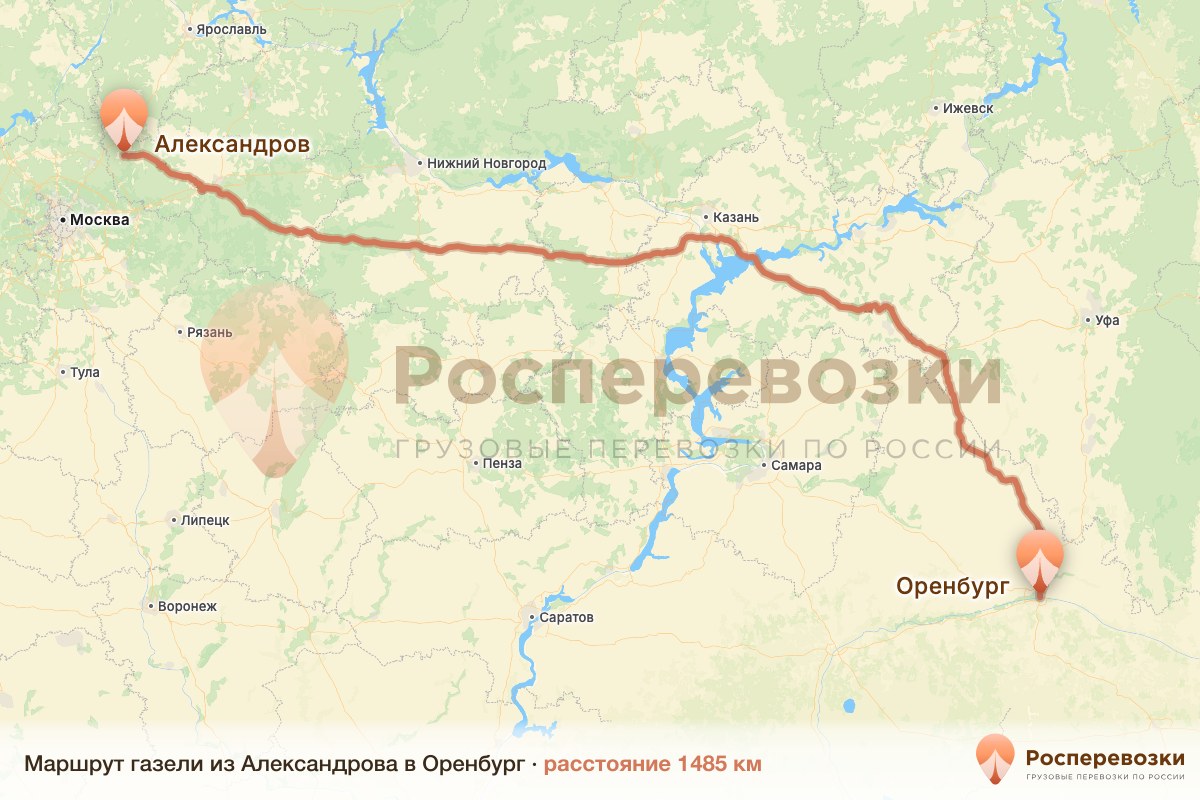 Газель Александров Оренбург