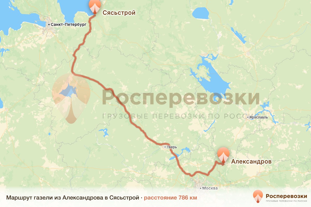 Газель Александров Сясьстрой