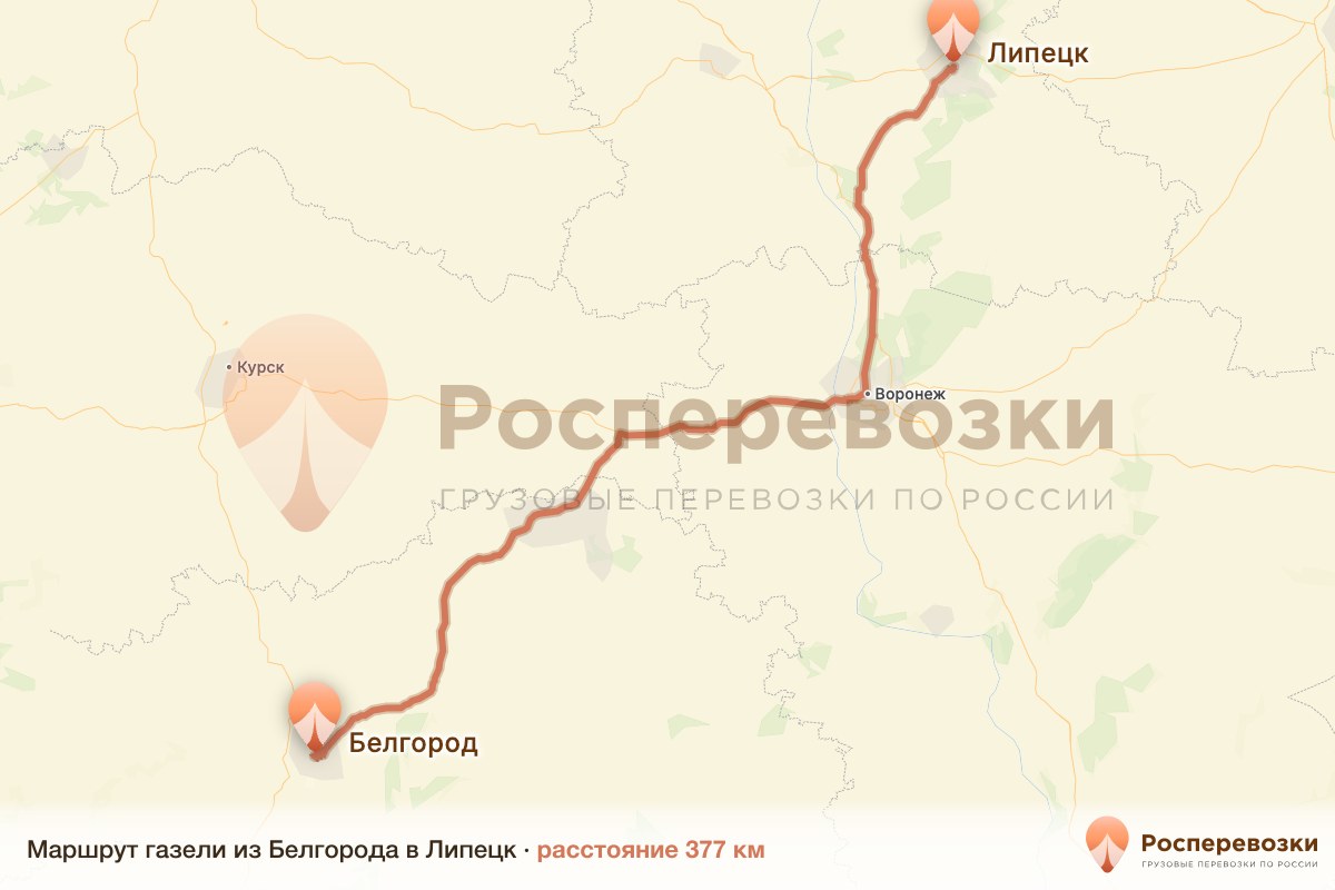 Газель Белгород Липецк
