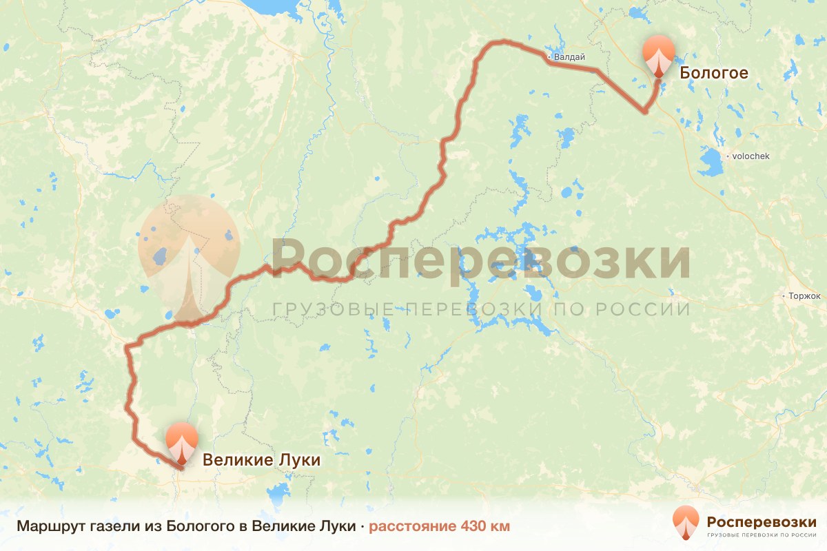 Газель Бологое Великие Луки