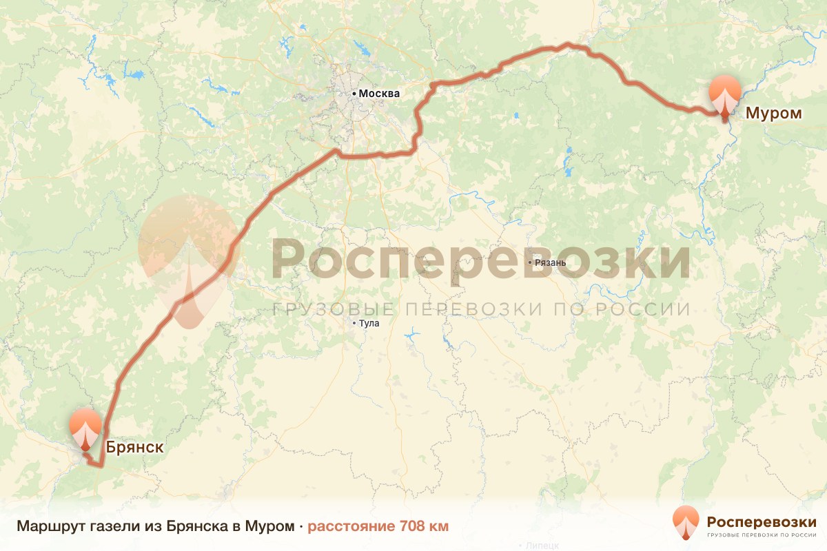 Газель Брянск Муром