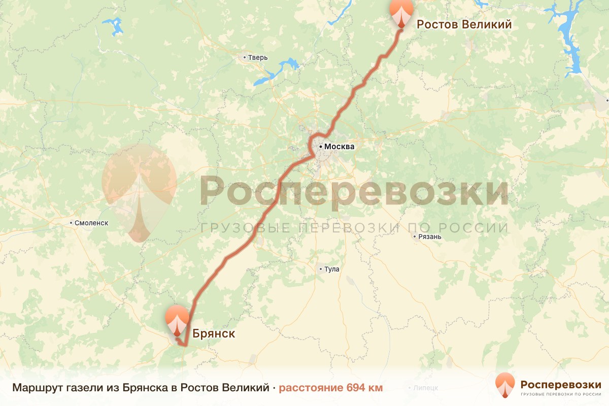 Газель Брянск Ростов