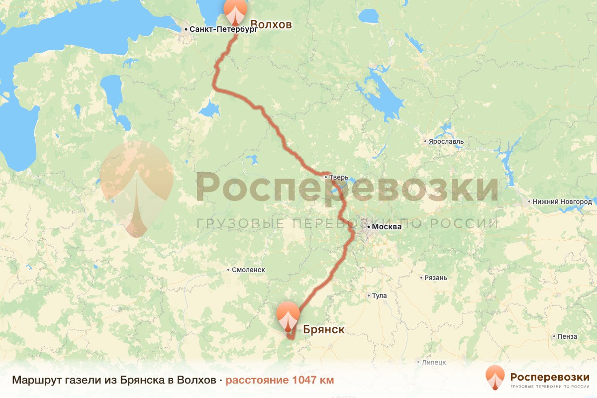 Газель Брянск Волхов