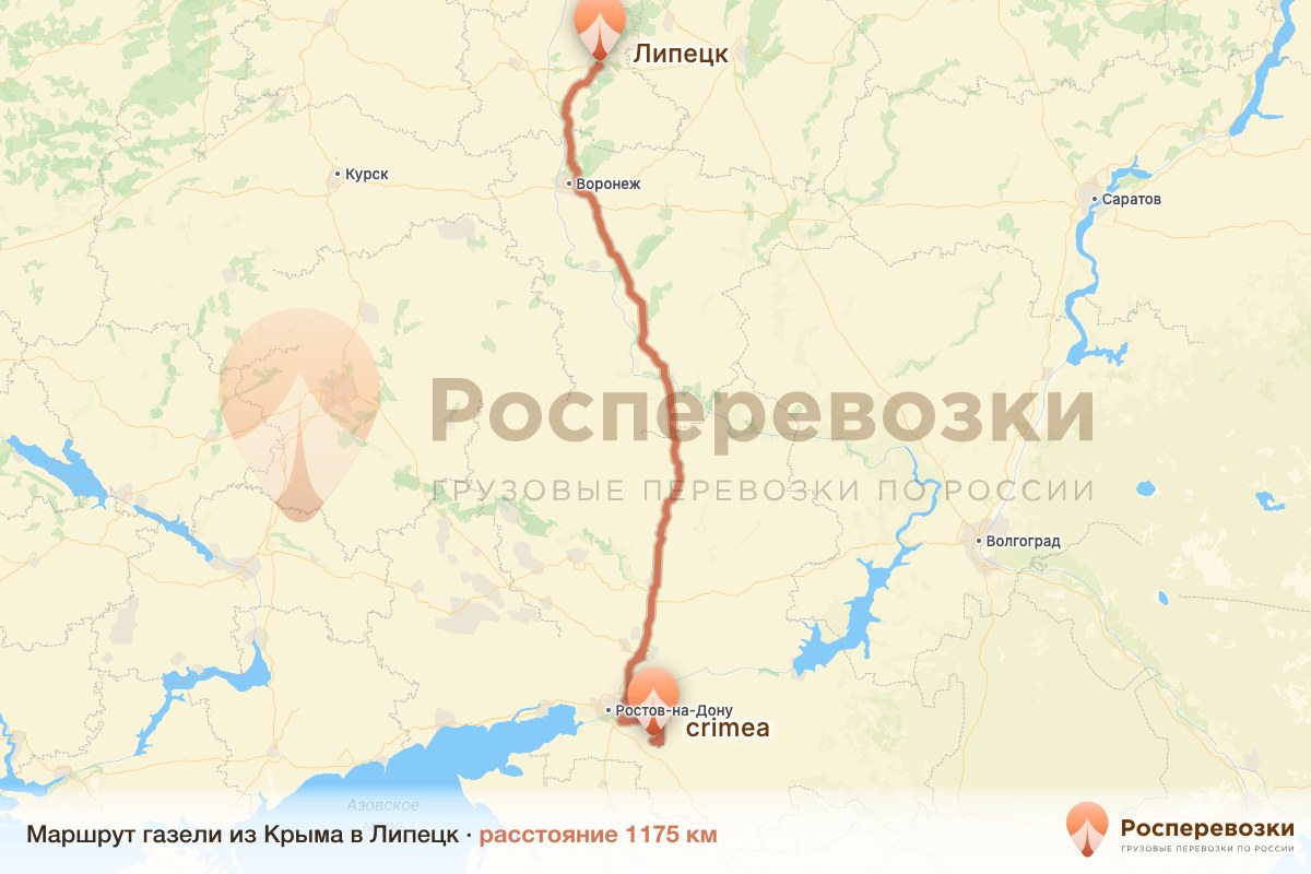 Газель Крым Липецк