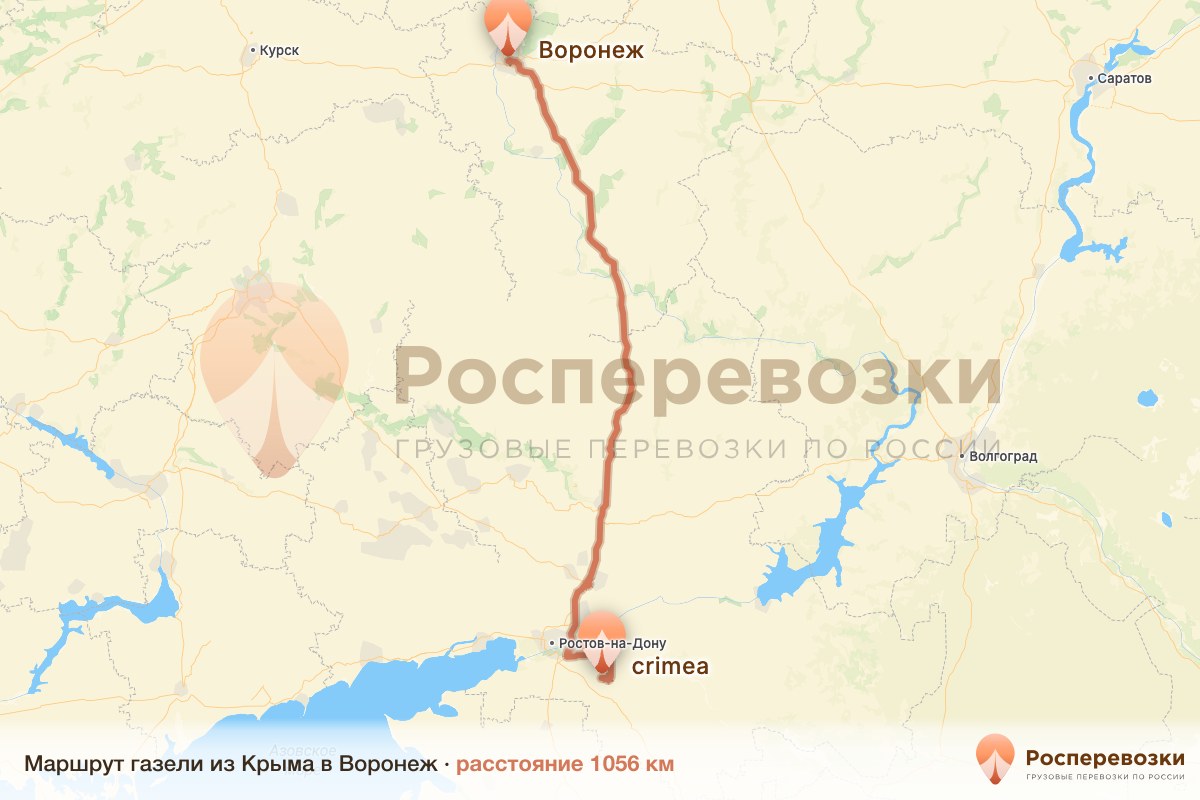 Газель Крым Воронеж
