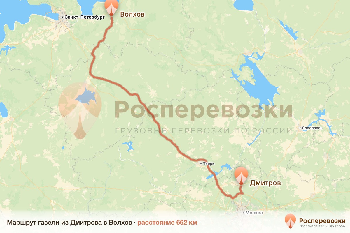 Газель Дмитров Волхов