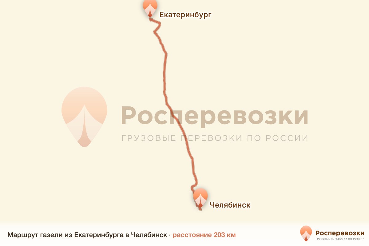 Газель Екатеринбург Челябинск