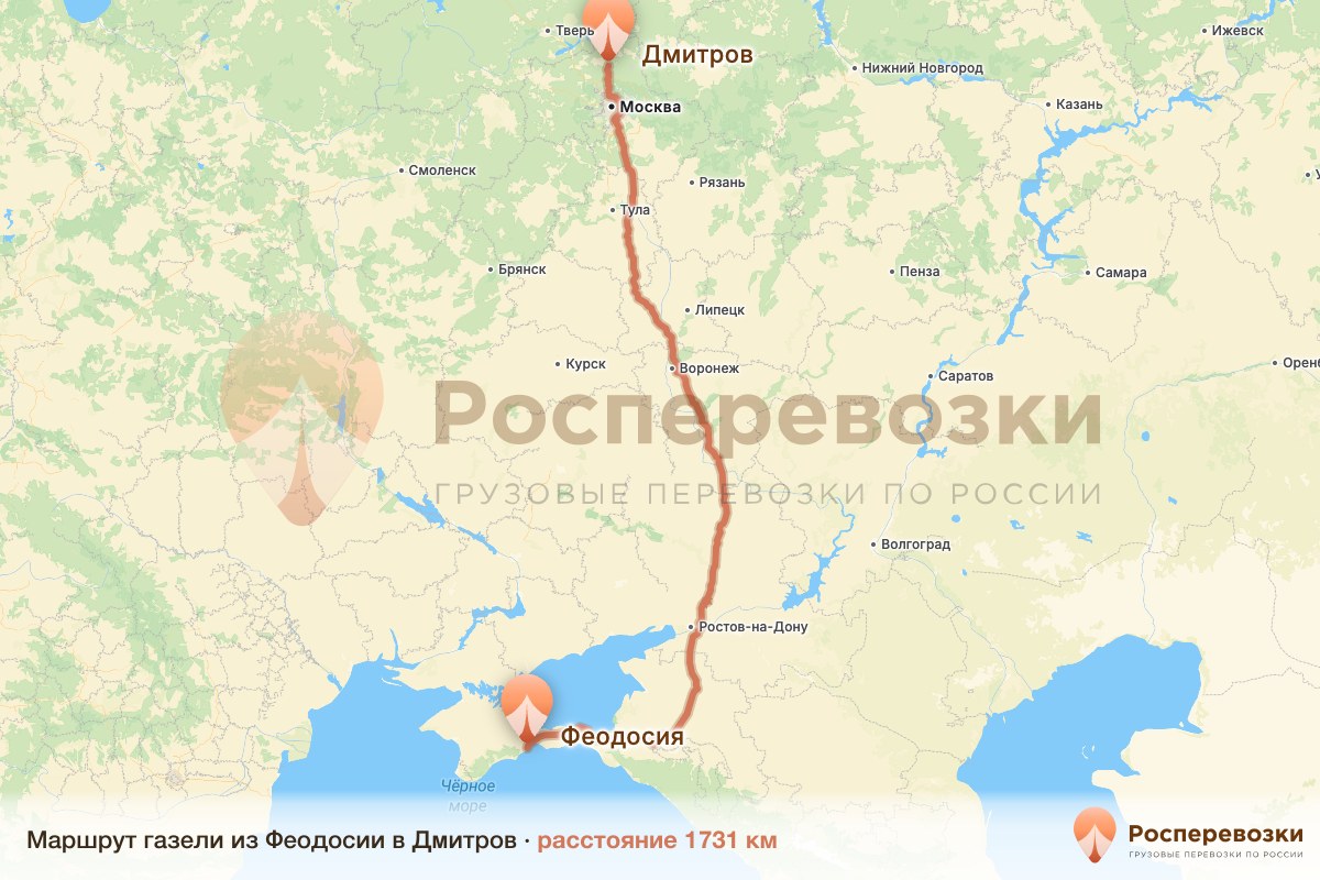 Газель Феодосия Дмитров