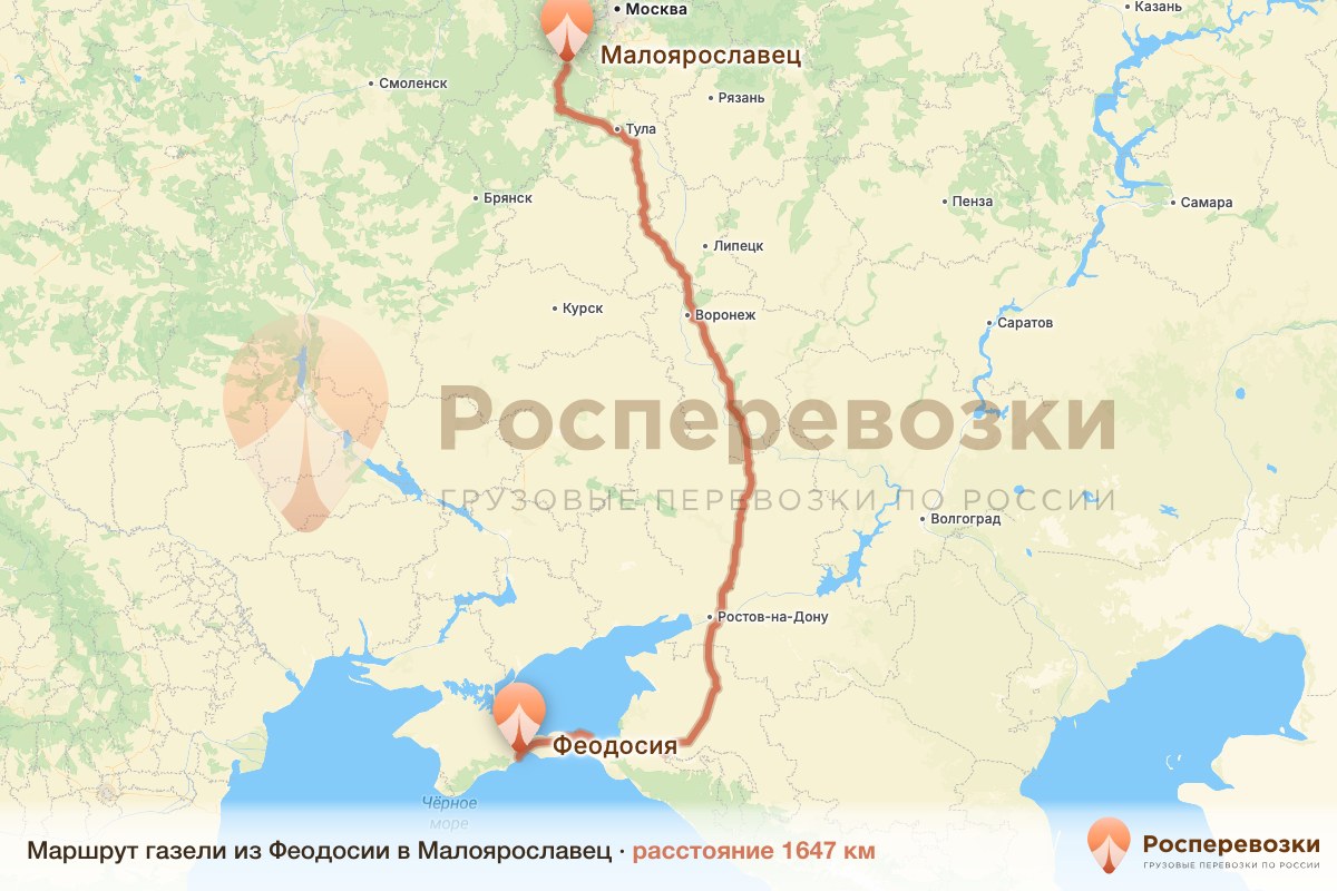 Газель Феодосия Малоярославец