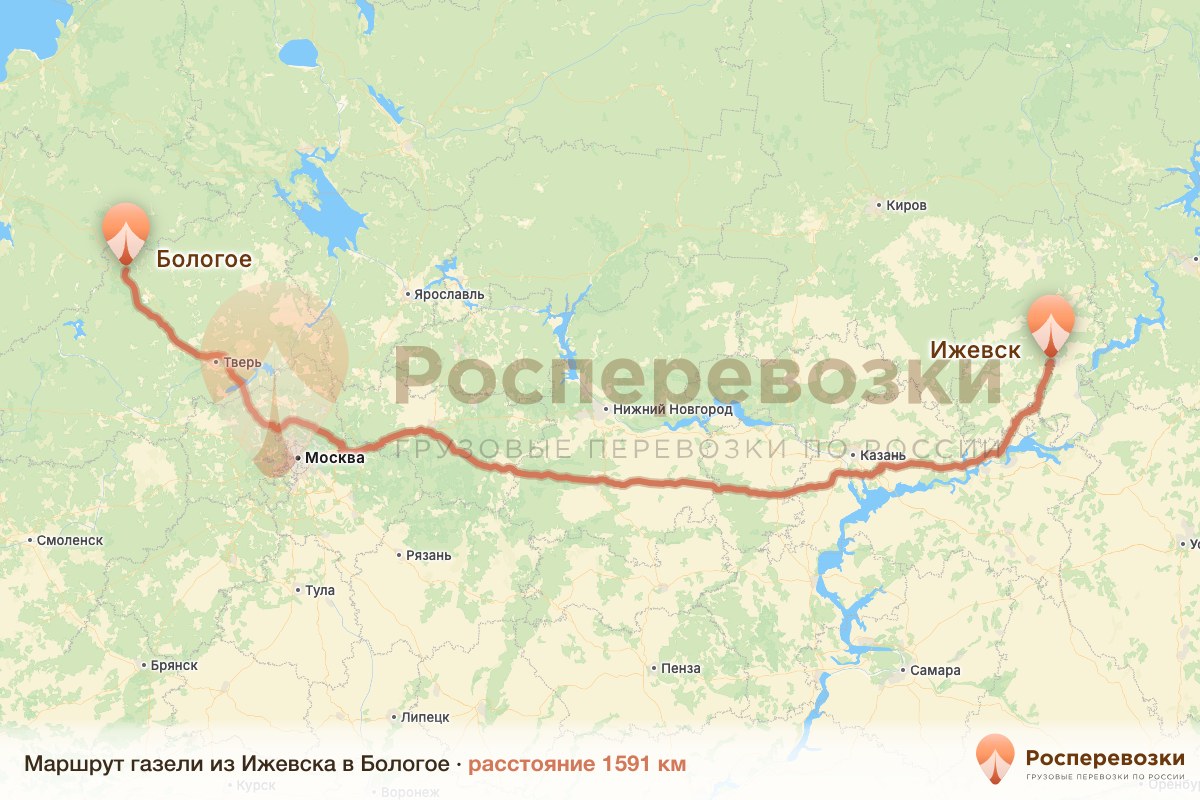 Газель Ижевск Бологое