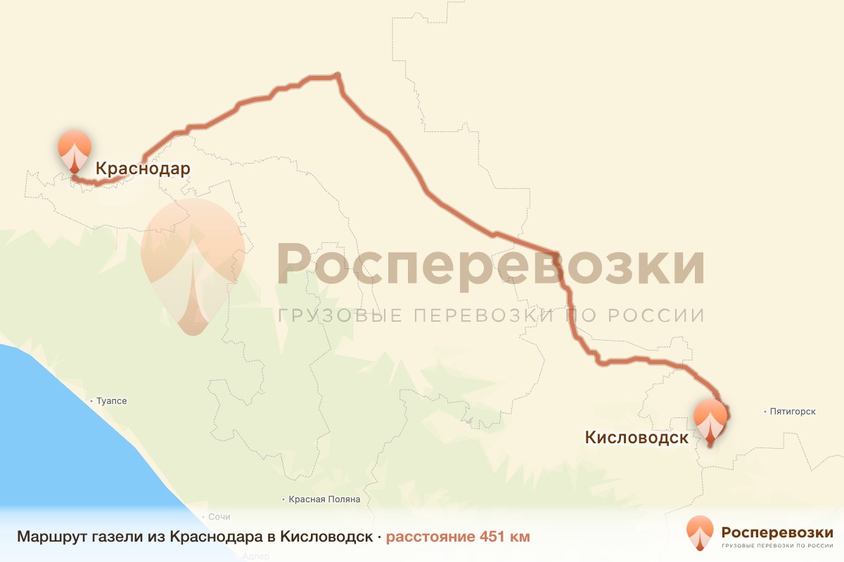 Газель Краснодар Кисловодск