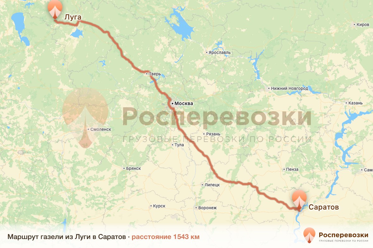 Газель Луга Саратов