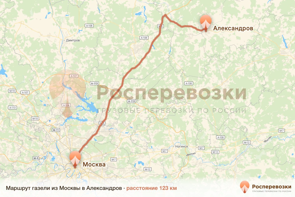 Газель Москва Александров