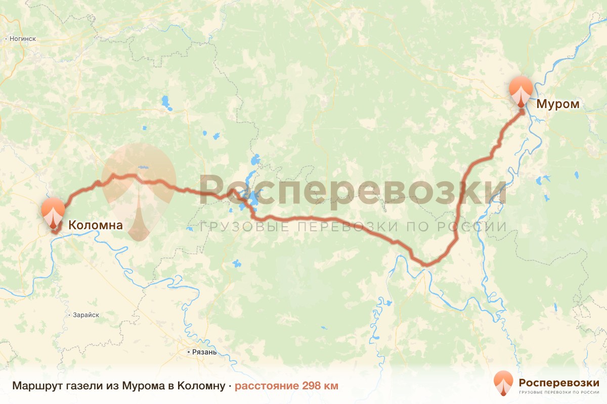 Газель Муром Коломна