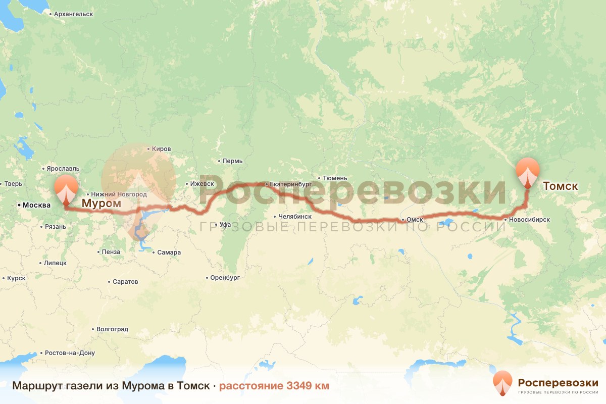 Газель Муром Томск