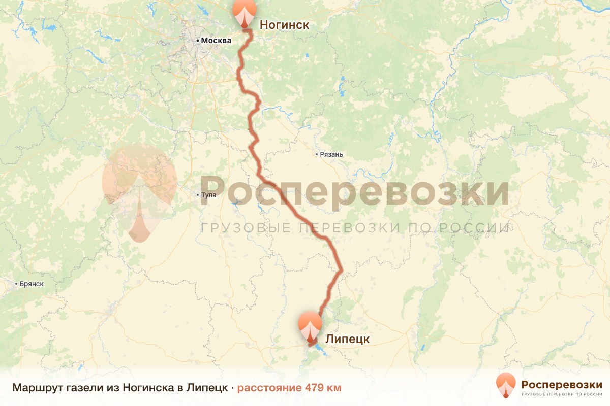Газель Ногинск Липецк