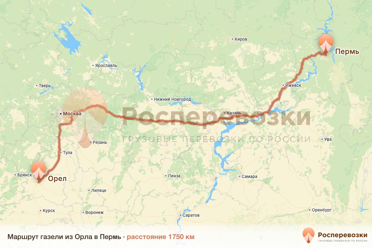 Газель Орел Пермь