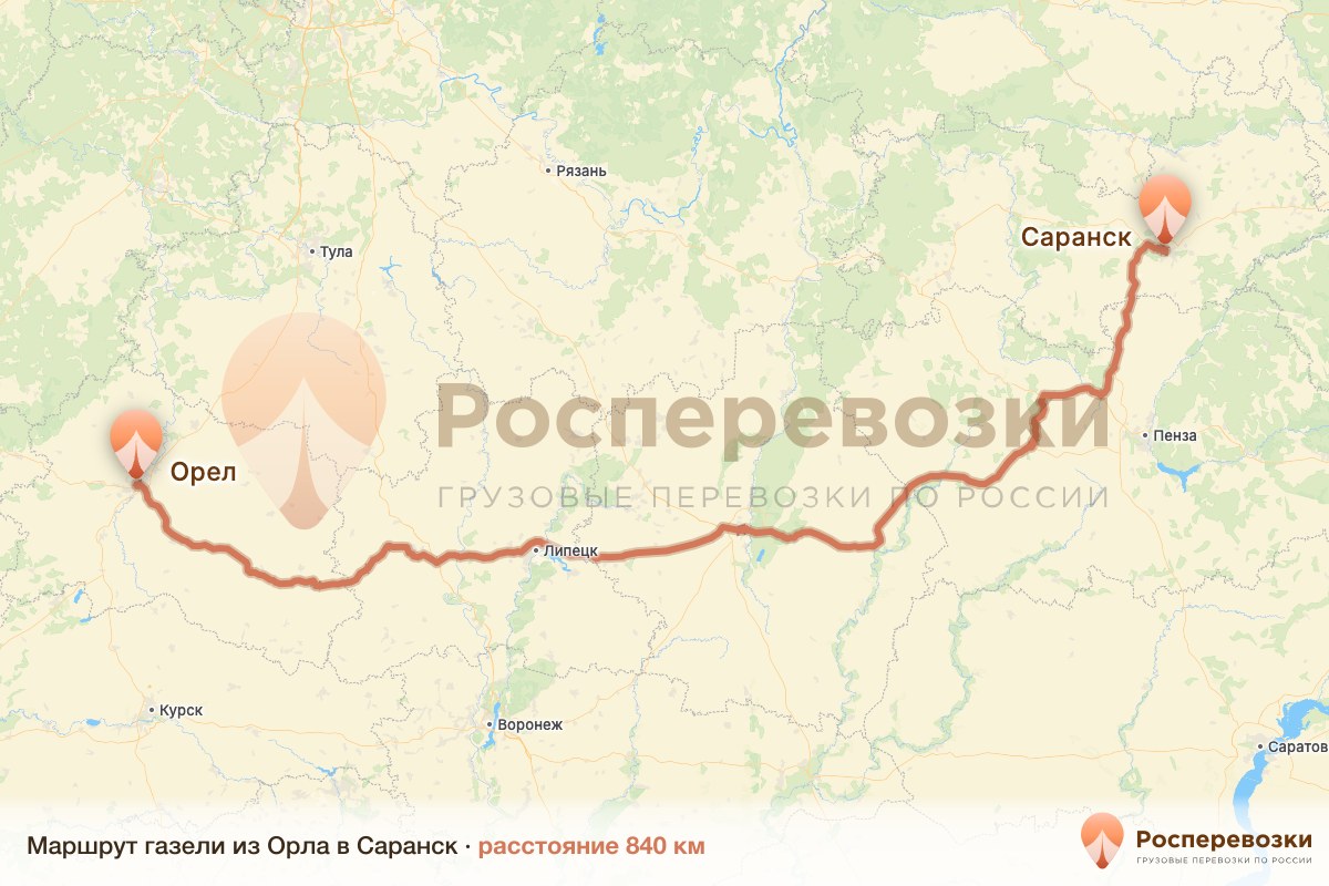Газель Орел Саранск