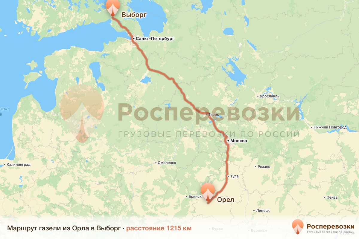 Газель Орел Выборг