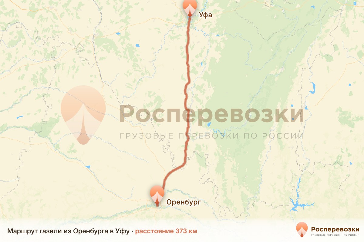 Газель Оренбург Уфа