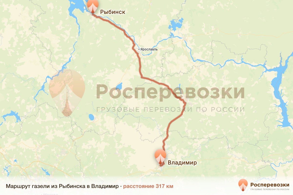 Газель Рыбинск Владимир