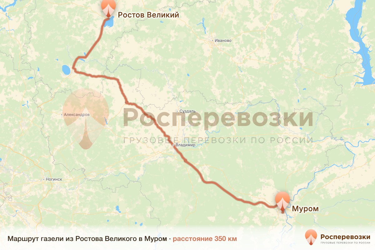 Газель Ростов Муром
