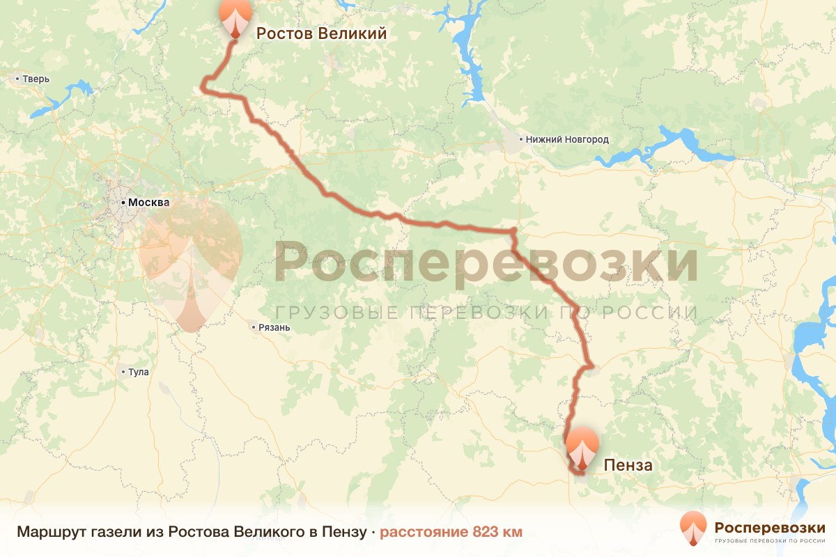 Газель Ростов Пенза