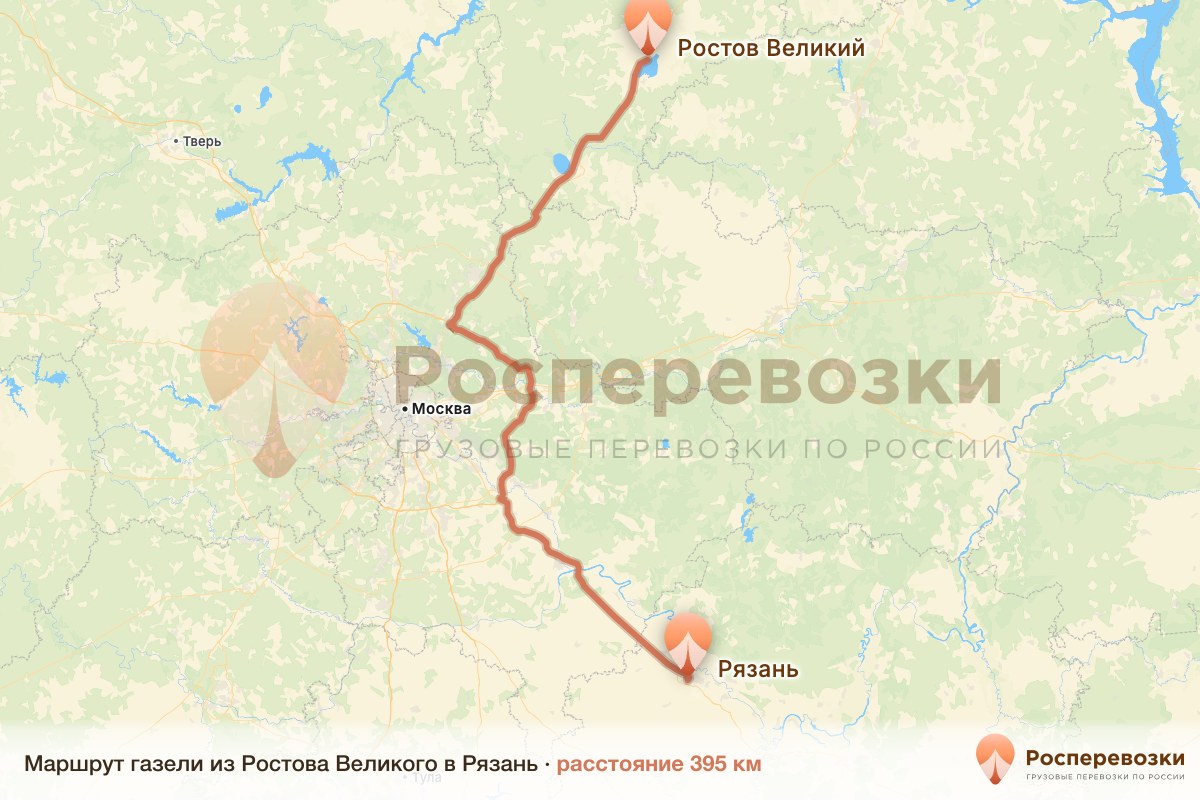 Газель Ростов Рязань