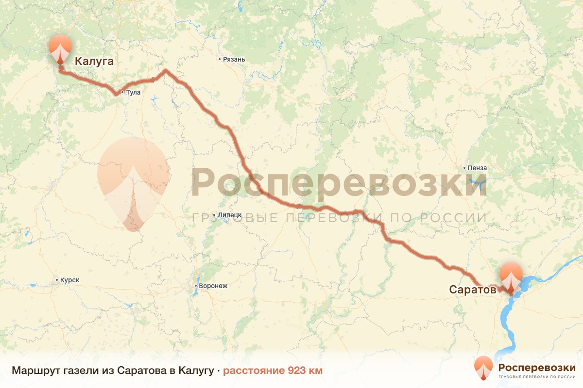 Газель Саратов Калуга