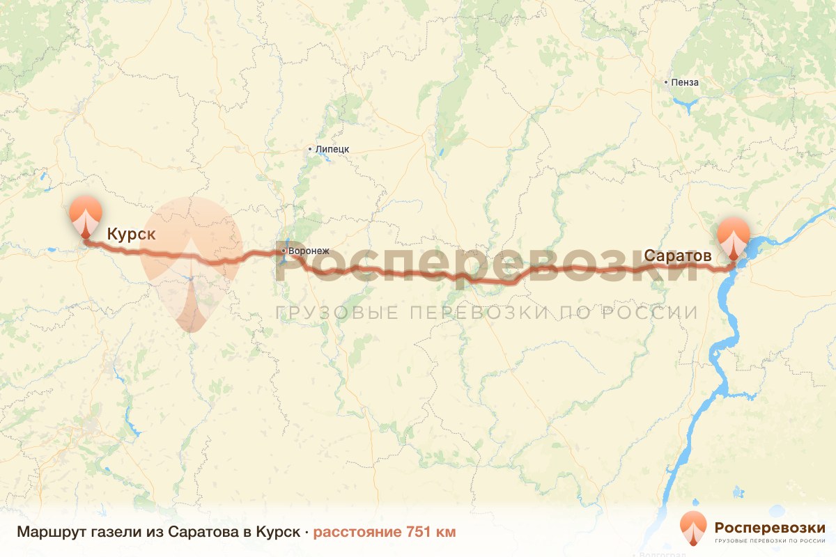 Газель Саратов Курск