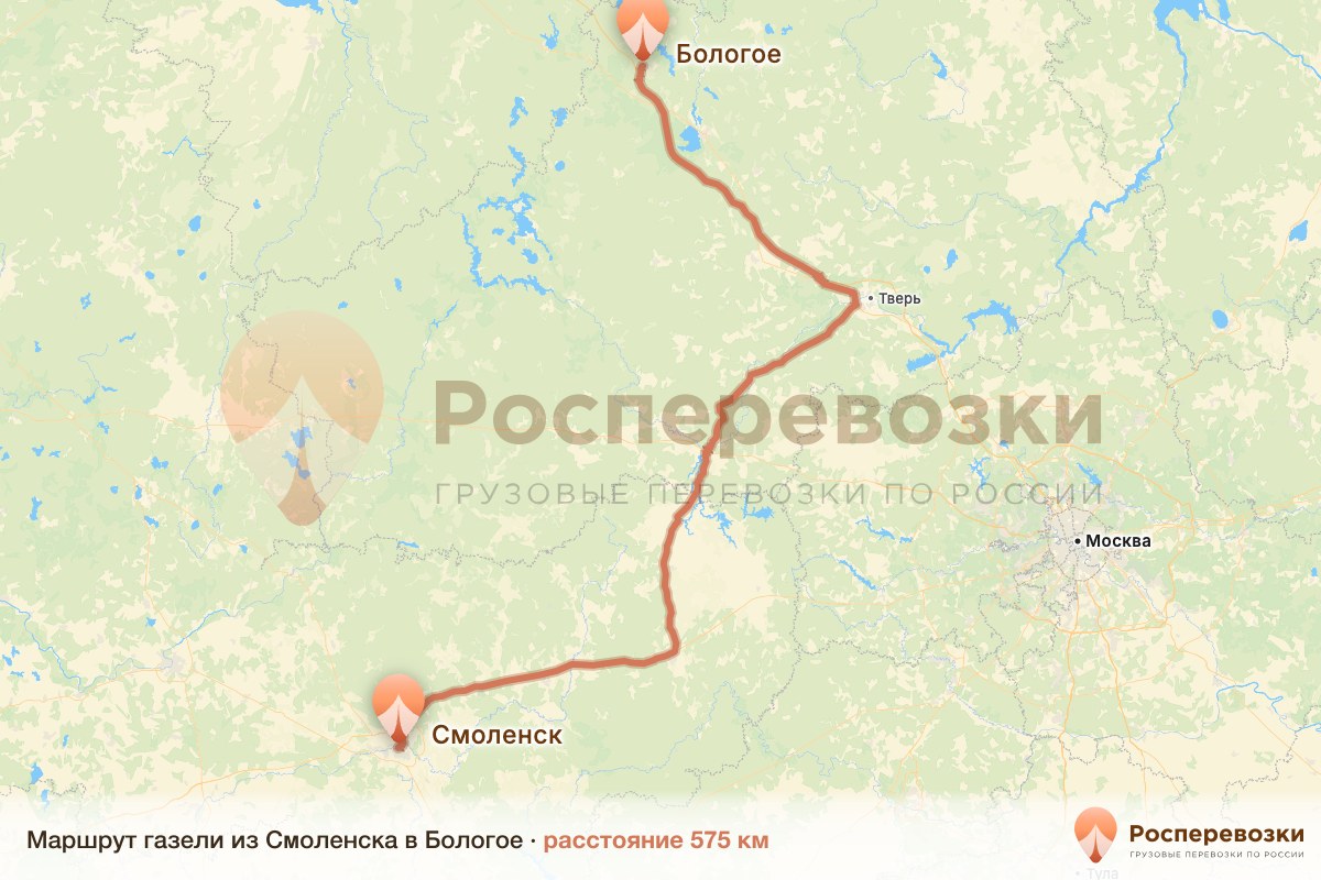 Газель Смоленск Бологое