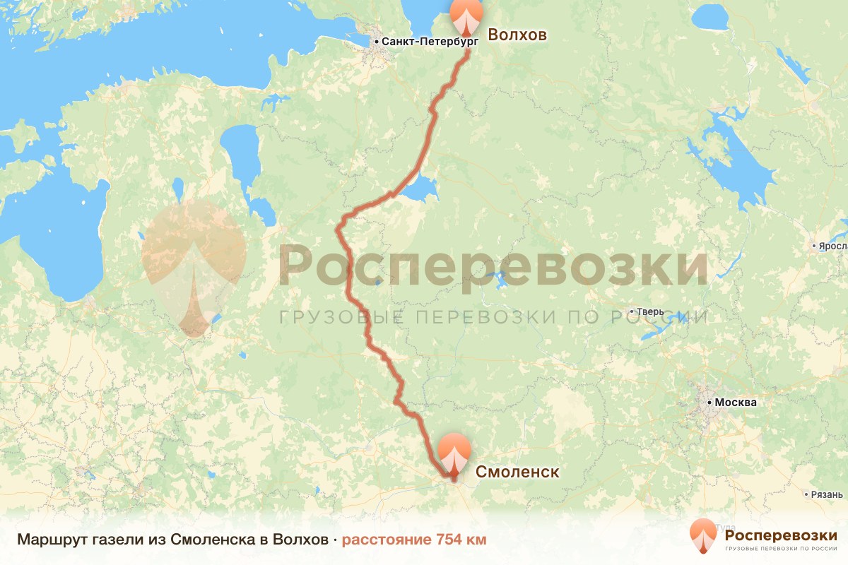 Газель Смоленск Волхов