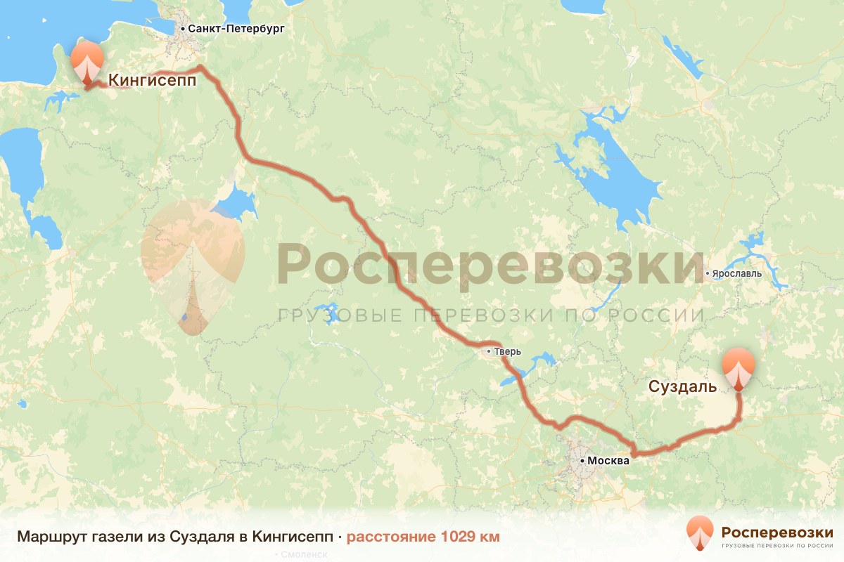 Газель Суздаль Кингисепп