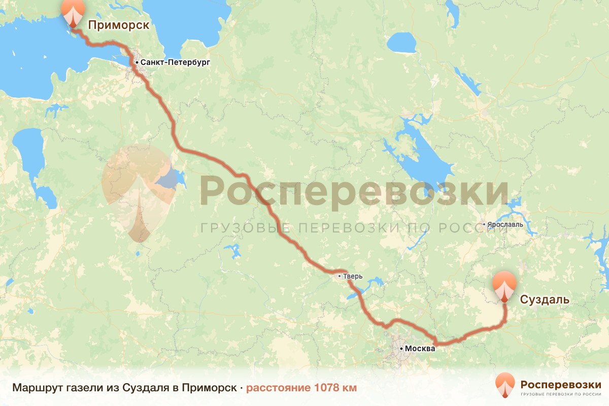 Газель Суздаль Приморск