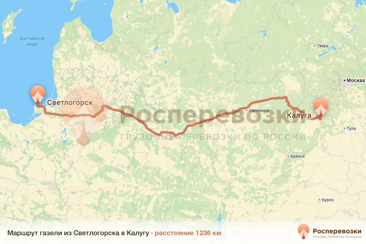 Газель Светлогорск Калуга